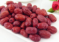 3 Pound (1362 grams) dried fruit jujube cut slices high grade Chinese red dates Hong Zao from Xingjiang