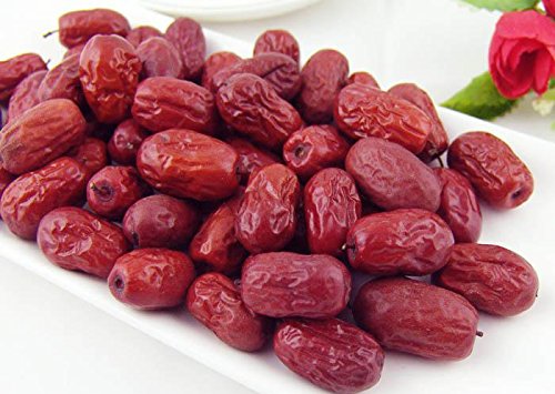 2 Pound (908 grams) dried fruit jujube high grade Chinese red dates Hong Zao from Xingjiang