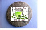 714 grams organic top grade unfermented Pu erh tea cake, large leaves bag packing pu er tea