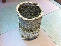 Grade A 1000 grams Pu Erh unfermented black tea in bamboo basket packing