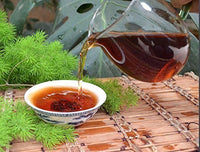357 grams Pu Erh Black Tea, Grade A Fermented Puer Tea Cake Bag Packing