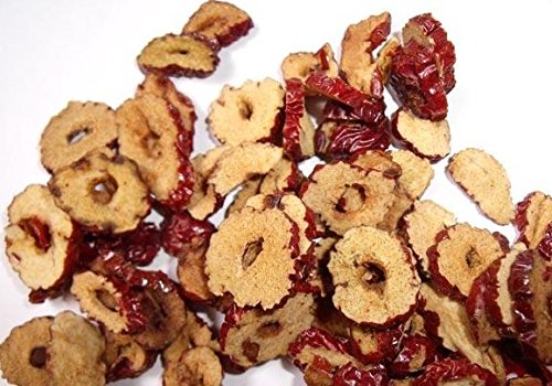 2 Pound (908 grams) dried fruit jujube cut slices high grade Chinese red dates Hong Zao from Xingjiang